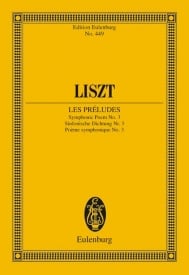 Liszt: Les Prludes (Study Score) published by Eulenburg